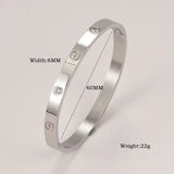 XUANHUA Stainless Steel Cuff Bracelets Bangles For Women Fashion Jewelry Charm Jewelry Accessories Crystal Bracelet loves